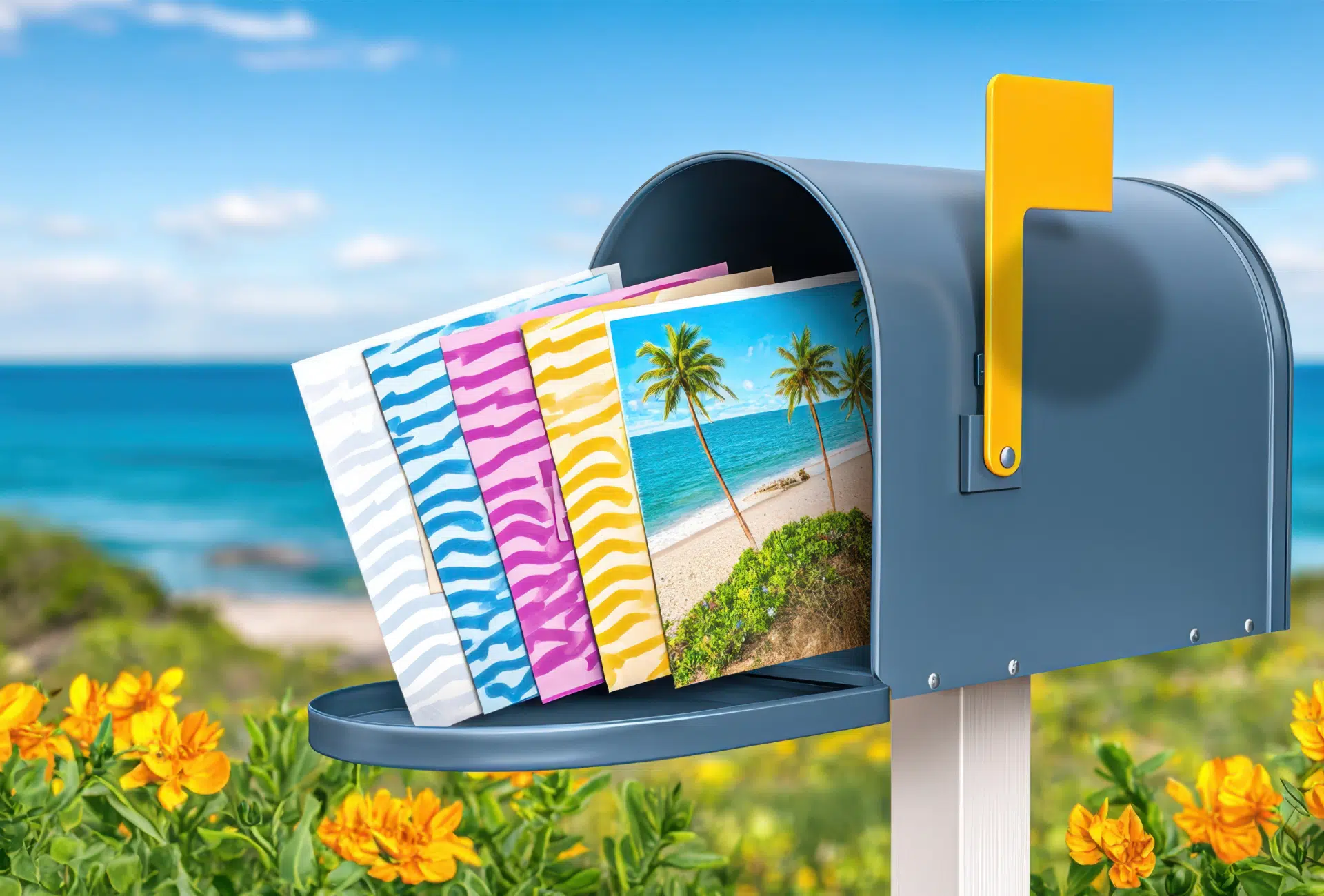 direct mail, postcards