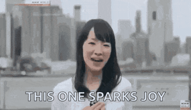 marie kondo sparks joy
